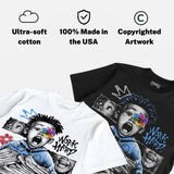 Black University Blue 5s DopeSkill T-Shirt Work Hard Rise Above Graphic