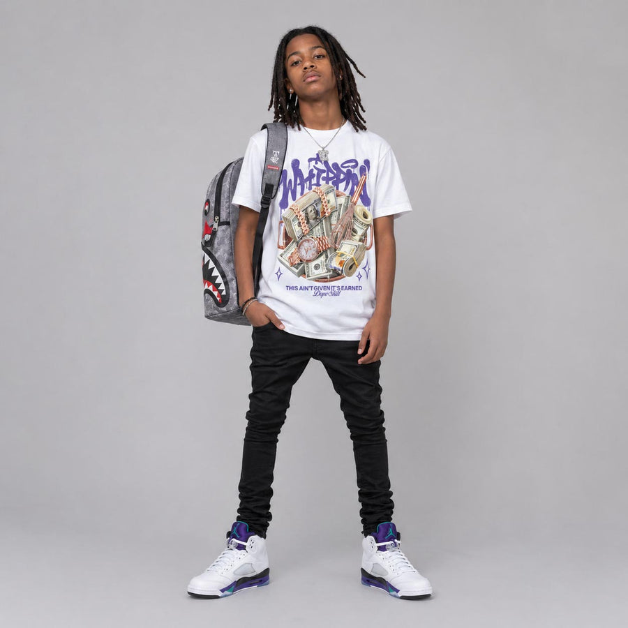 Grape 5s DopeSkill T-Shirt Whippin Graphic