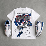 “True Blue” 3s DopeSkill T-Shirt Nevermind Graphic