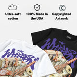 Grape 5s DopeSkill T-Shirt Whippin Graphic