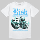 University Blue 'Risk Is Better Than Regret' DopeSkill Graphic T-Shirt