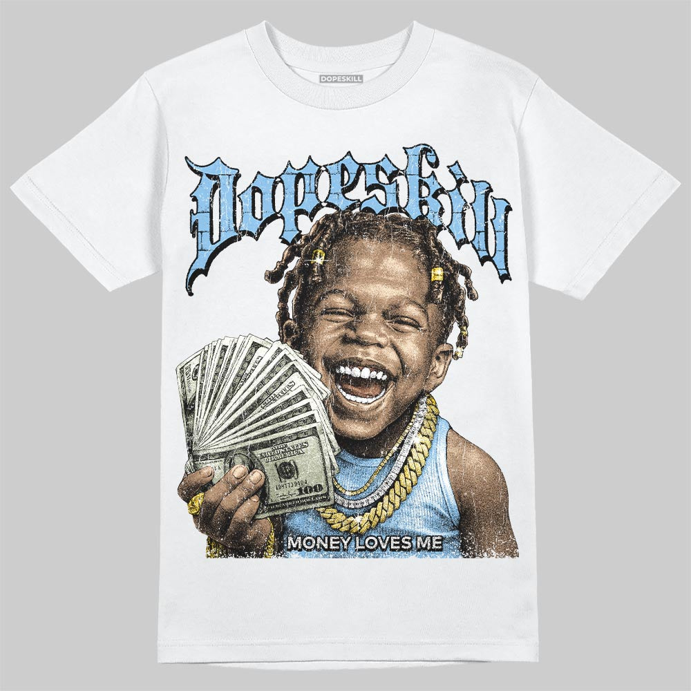 University Blue 'Money Loves Me' DopeSkill Graphic T-Shirt