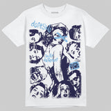 University Blue Collection DopeSkill T-Shirt Built Different Graphic