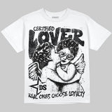 Dunk Panda White Black DopeSkill Oversize Print T-Shirt Real Ones Choose Loyalty Graphic