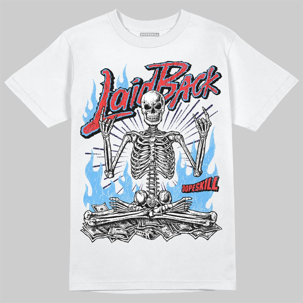 University Blue 'Laid Back' DopeSkill Graphic T-Shirt