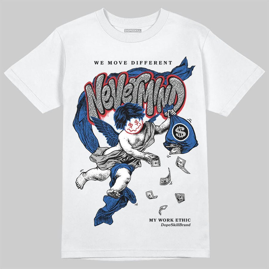 “True Blue” 3s DopeSkill T-Shirt Nevermind Graphic