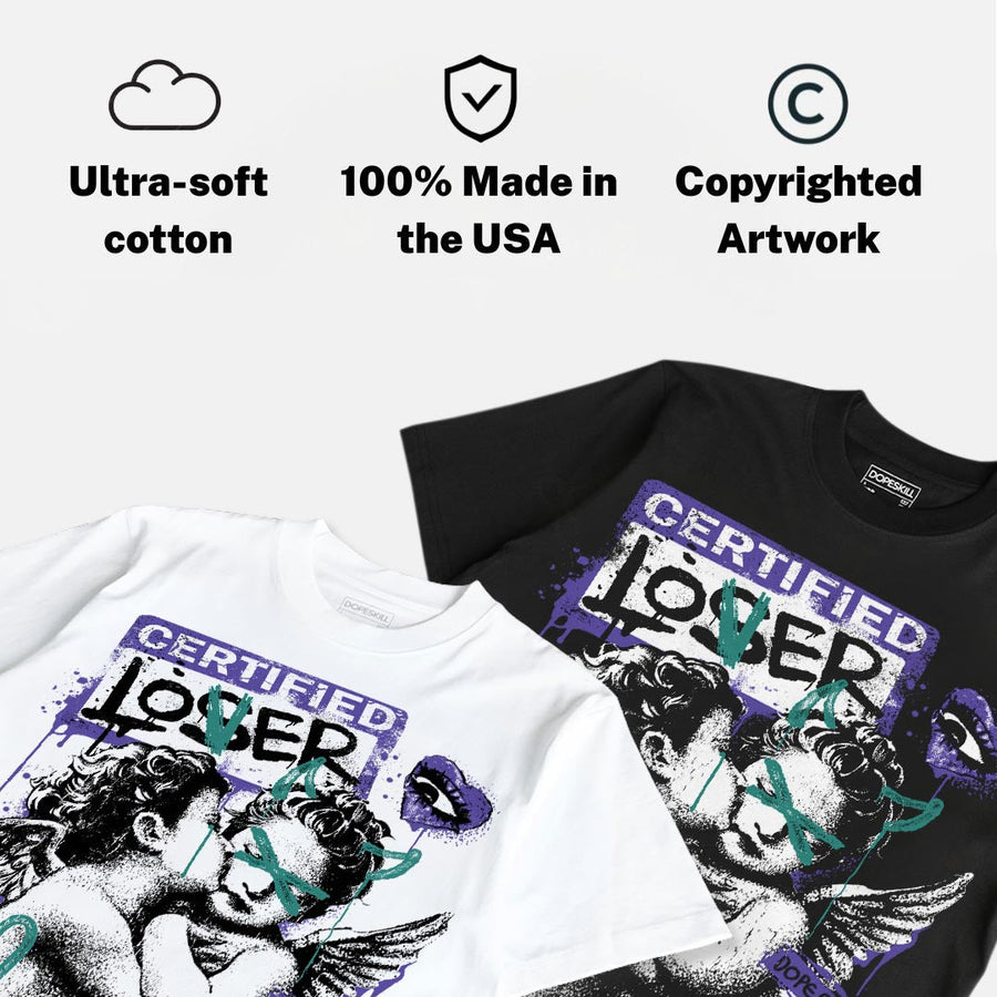 Grape 5s DopeSkill T-Shirt Certified Lover Graphic