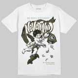 Medium Olive 3s DopeSkill T-Shirt Nevermind Graphic