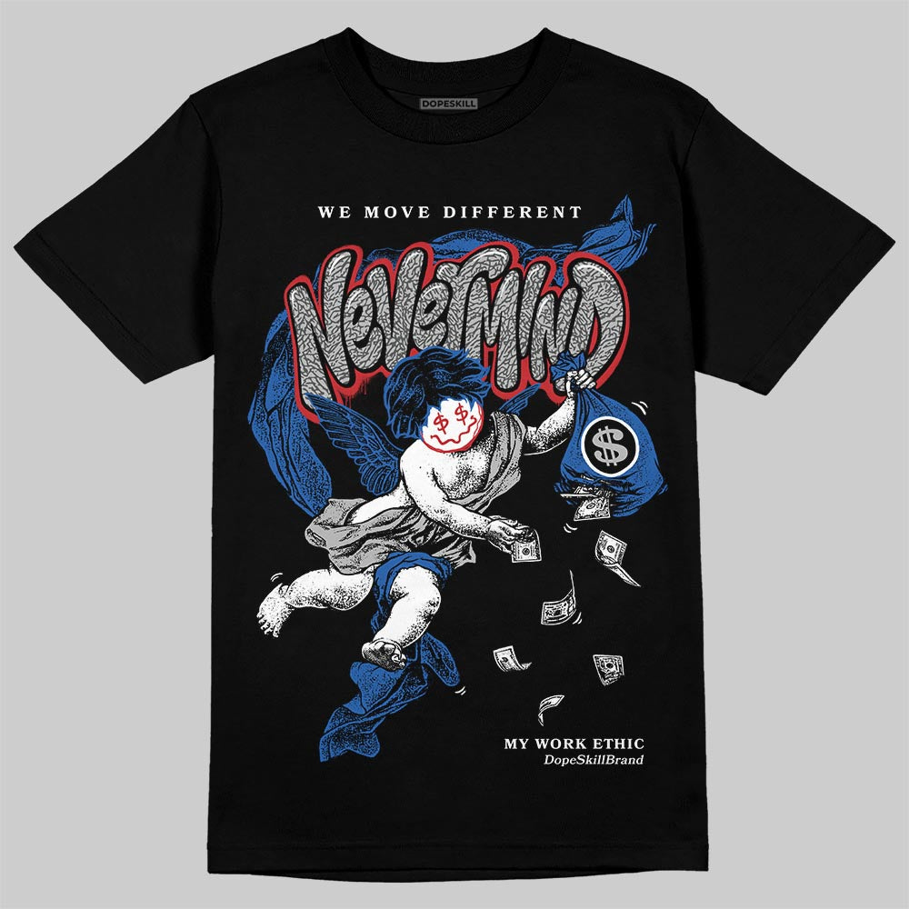 “True Blue” 3s DopeSkill T-Shirt Nevermind Graphic