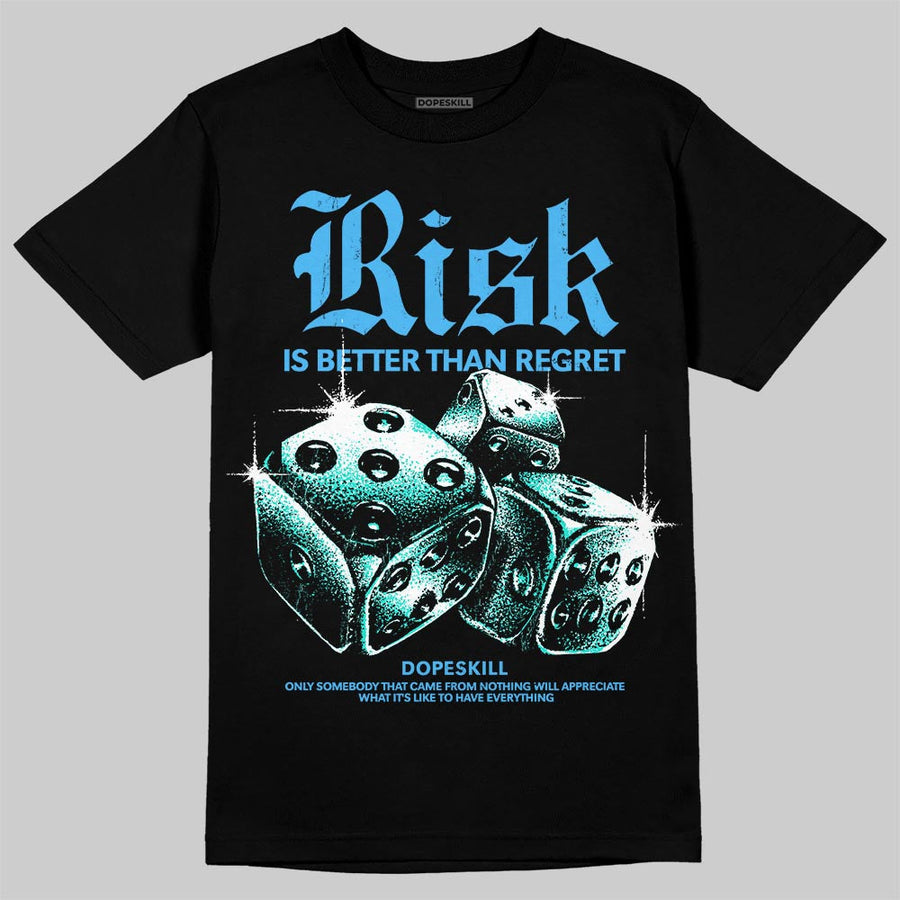 University Blue 'Risk Is Better Than Regret' DopeSkill Graphic T-Shirt