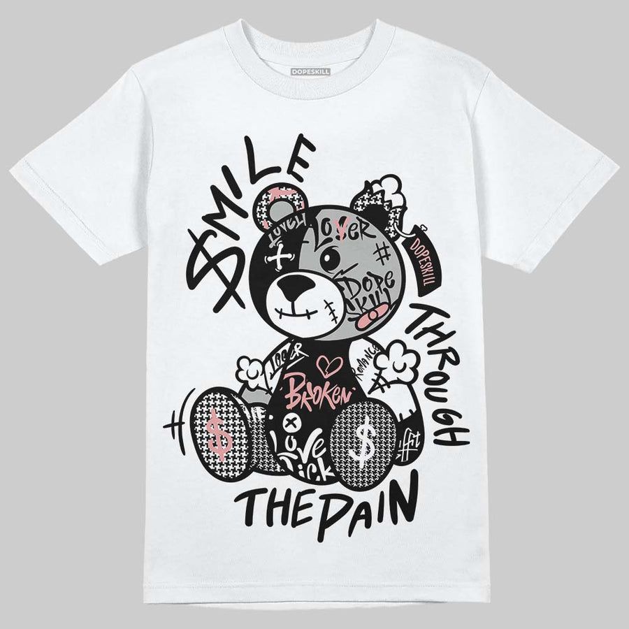 Harris Tweed x Black/Phantom Dunk DopeSkill T-Shirt Smile Through The Pain Graphic