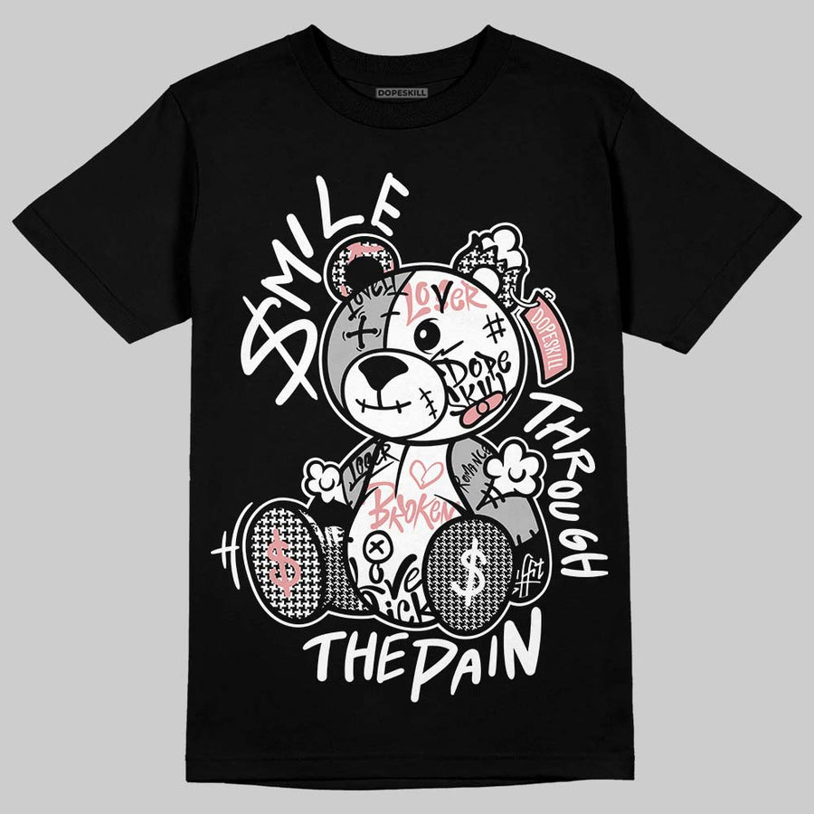 Harris Tweed x Black/Phantom Dunk DopeSkill T-Shirt Smile Through The Pain Graphic