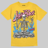 Yellow 'Laid Back' DopeSkill Graphic T-Shirt