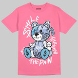 Cobalt Bliss 3s DopeSkill T-Shirt Smile Through The Pain Graphic
