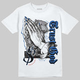 “True Blue” 3s DopeSkill T-Shirt Trust God Graphic