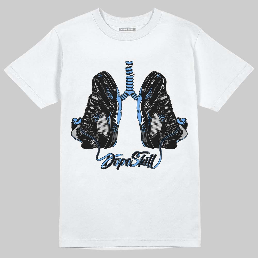 Black University Blue 5s DopeSkill T-Shirt Breathe Graphic