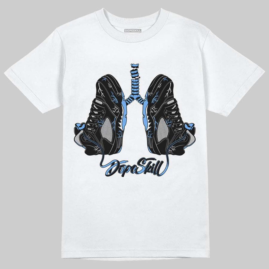 Black University Blue 5s DopeSkill T-Shirt Breathe Graphic