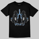 Black University Blue 5s DopeSkill T-Shirt Breathe Graphic