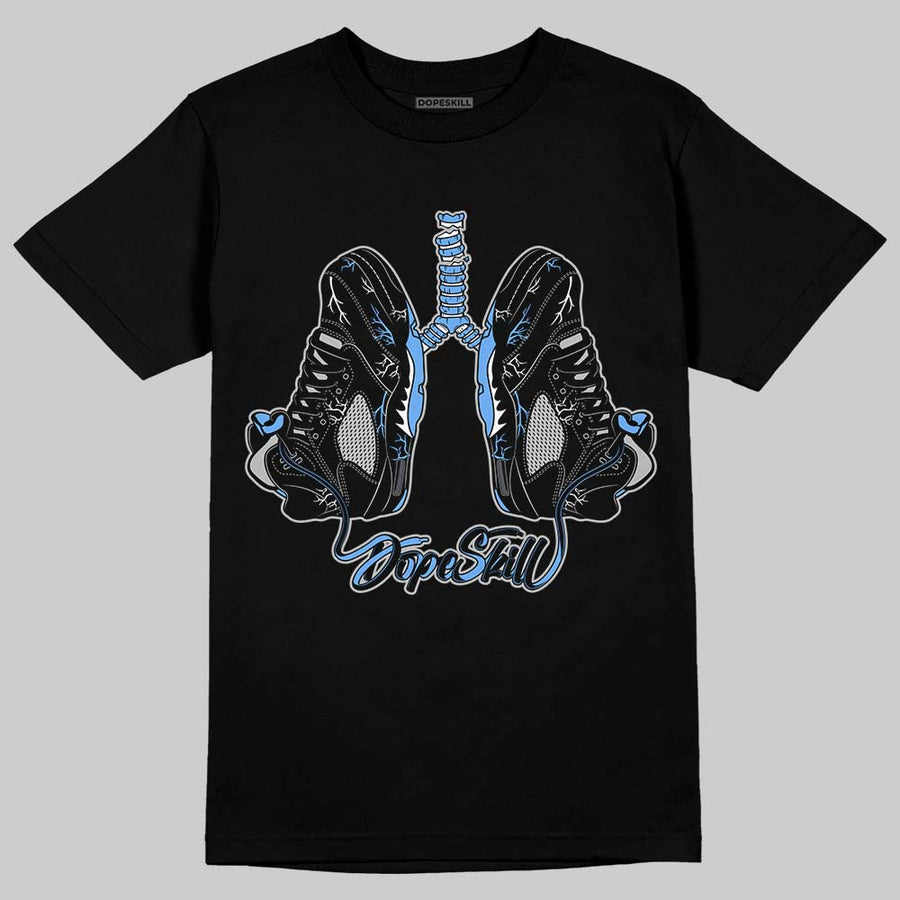 Black University Blue 5s DopeSkill T-Shirt Breathe Graphic