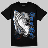 “True Blue” 3s DopeSkill T-Shirt Trust God Graphic