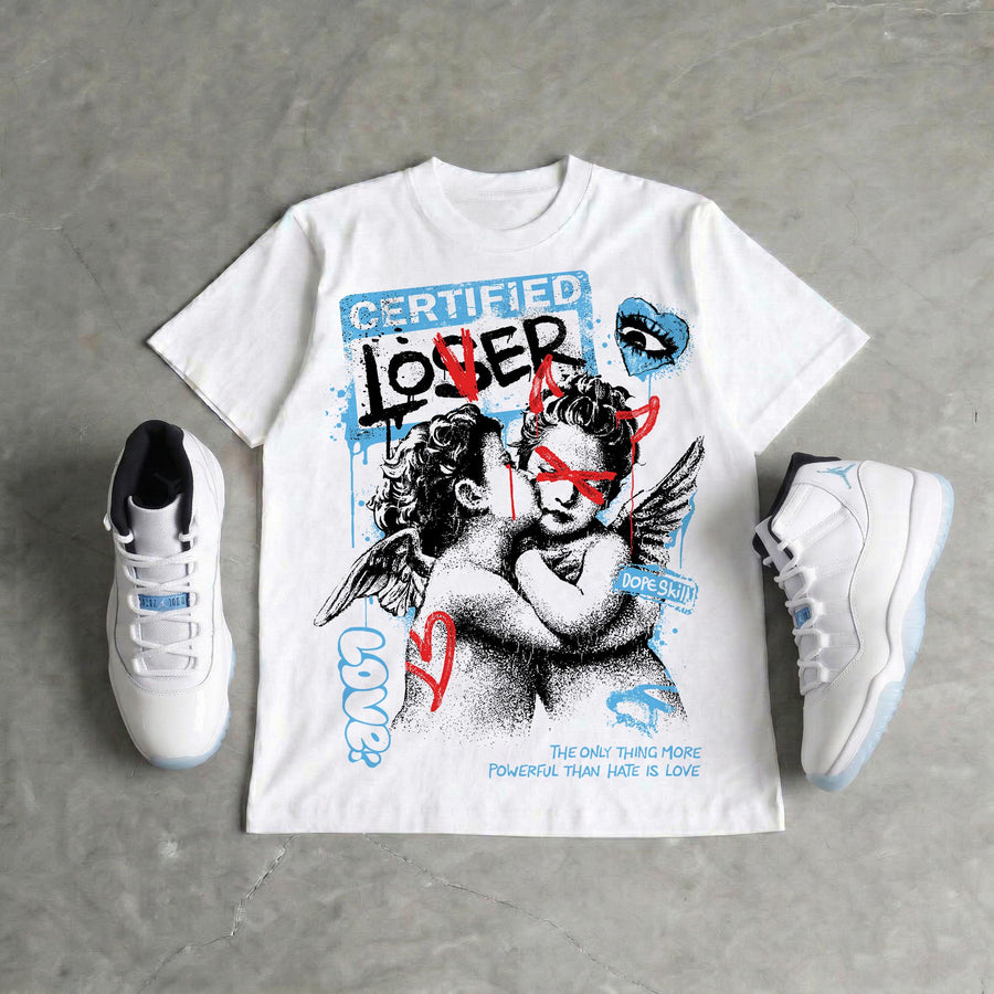 Legend Blue 11s DopeSkill T-Shirt Certified Lover Graphic
