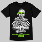Neon Green 'Scared Money Don't Make No Money' DopeSkill Graphic T-Shirt