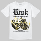 Yellow 'Risk Is Better Than Regret' DopeSkill Graphic T-Shirt