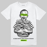 Neon Green 'Scared Money Don't Make No Money' DopeSkill Graphic T-Shirt