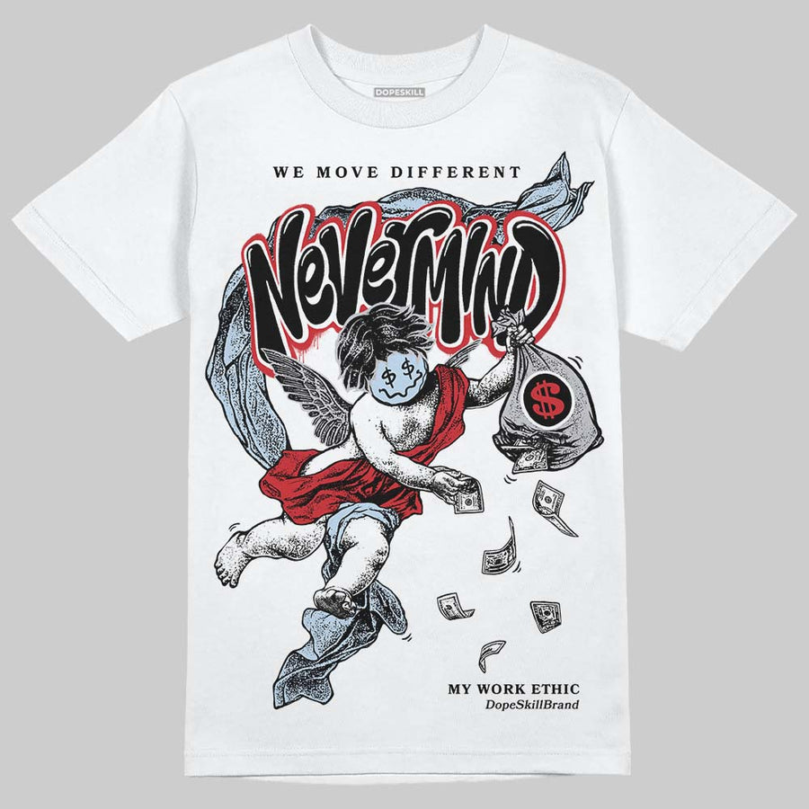 Black Metallic Reimagined 5s DopeSkill T-Shirt Nevermind Graphic