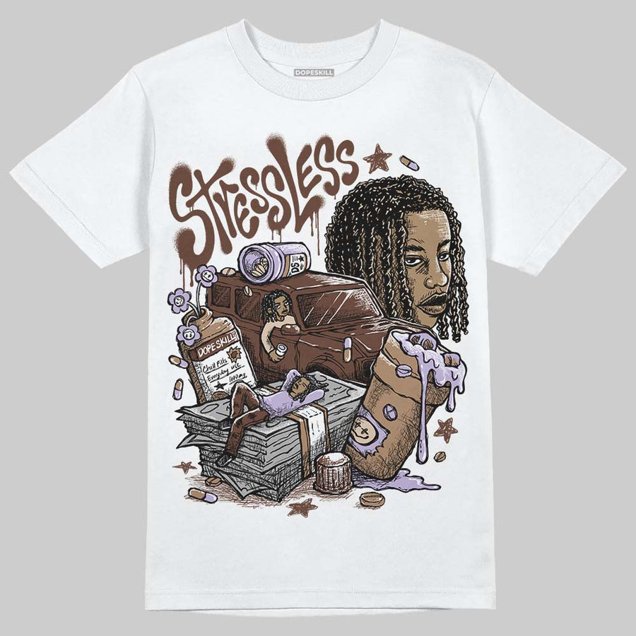 Harris Tweed x Sesame/Violet Mist Dunk DopeSkill T-Shirt Stressless Graphic