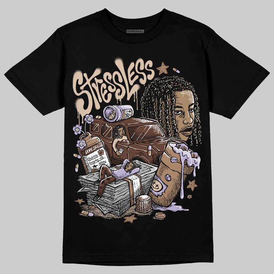 Harris Tweed x Sesame/Violet Mist Dunk DopeSkill T-Shirt Stressless Graphic