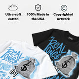 UNC 11s DopeSkill T-Shirt Real Ones Move In Silence Graphic