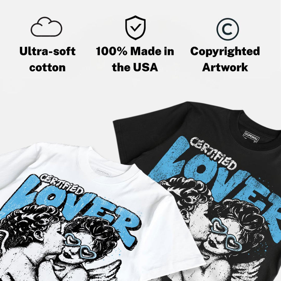 Legend Blue 11s DopeSkill Oversize Print T-Shirt Real Ones Choose Loyalty Graphic