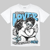 Legend Blue 11s DopeSkill Oversize Print T-Shirt Real Ones Choose Loyalty Graphic