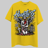 Yellow Ochre 6s DopeSkill Yellow T-shirt Heartless Graphic