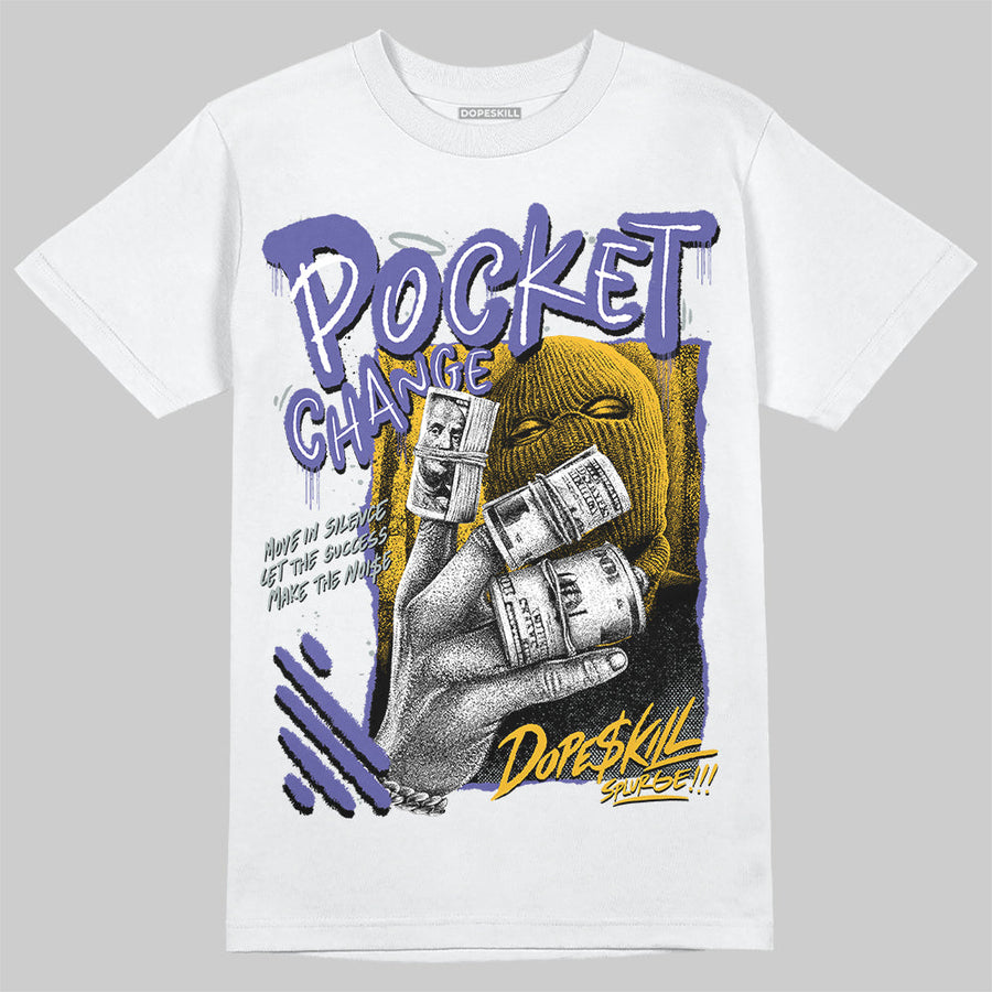 Lakers 4s DopeSkill T-Shirt Pocket Change Graphic