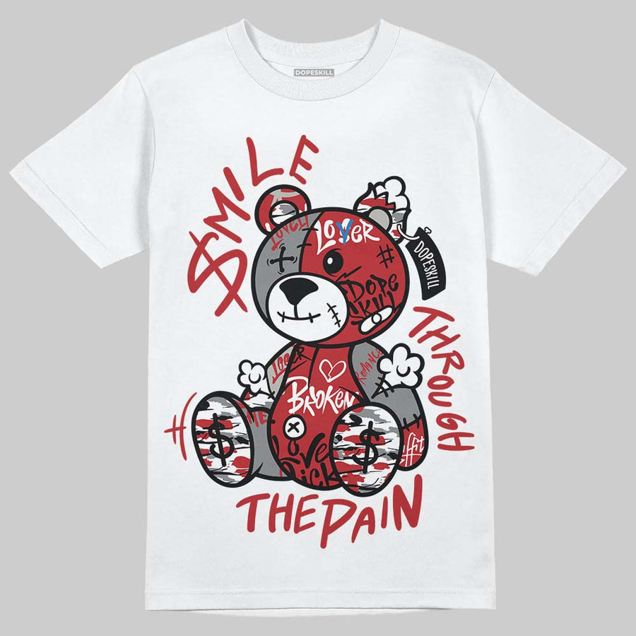 Bugs Bunny 8s DopeSkill T-Shirt Smile Through The Pain Graphic