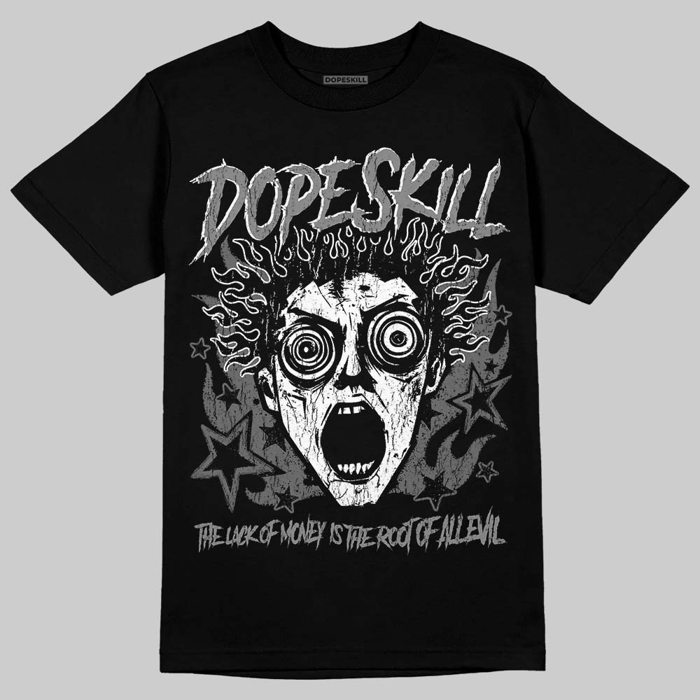 Black Cat 4s DopeSkill T-Shirt Root of Evil Graphic
