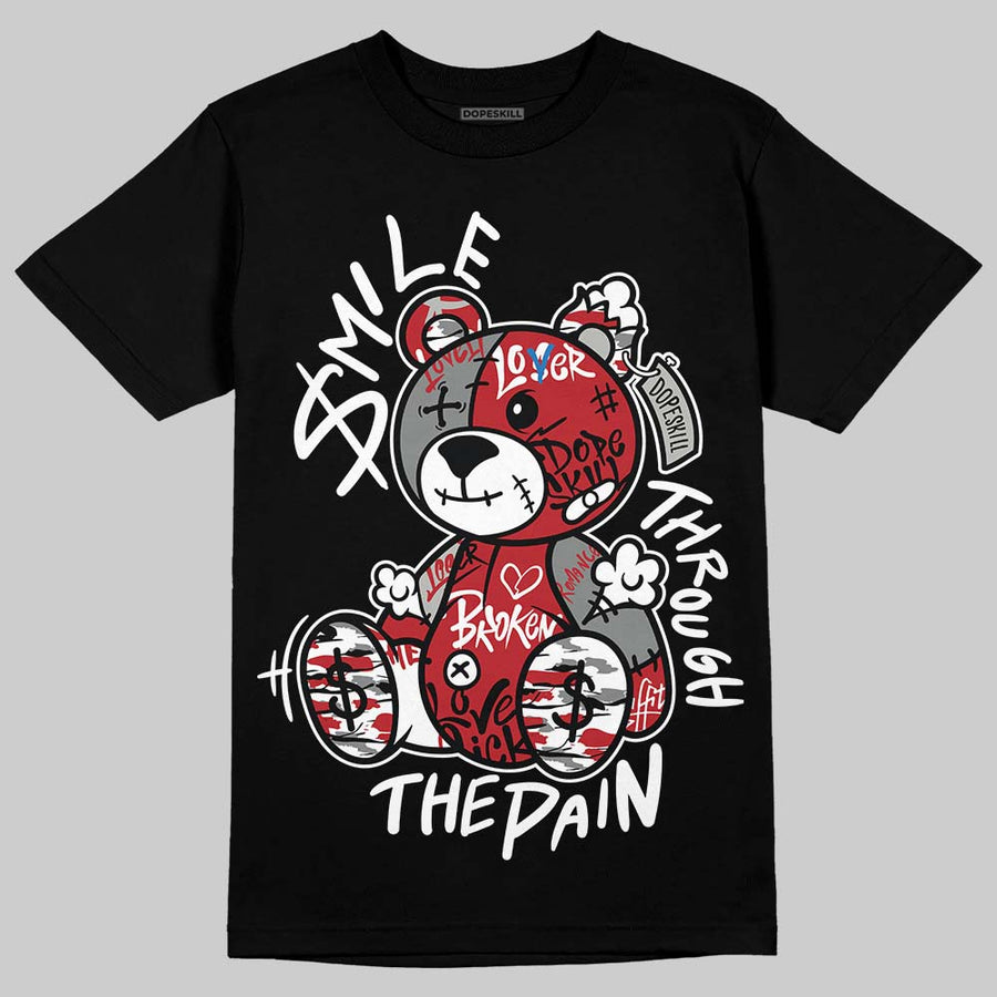 Bugs Bunny 8s DopeSkill T-Shirt Smile Through The Pain Graphic