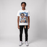 “True Blue” 3s DopeSkill Oversize Print T-Shirt Overstack Graphic