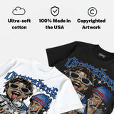 “True Blue” 3s DopeSkill Oversize Print T-Shirt Overstack Graphic