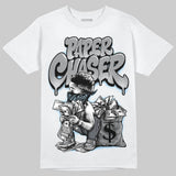 Wolf Grey 5s DopeSkill T-Shirt Paper Chaser Boy Graphic