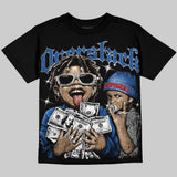 “True Blue” 3s DopeSkill Oversize Print T-Shirt Overstack Graphic