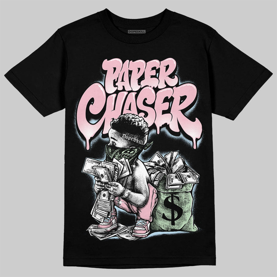 Medium Soft Pink 4s DopeSkill T-Shirt Paper Chaser Boy Graphic