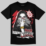 Fire Red “Black Tongue” 5s DopeSkill T-Shirt NPC Graphic
