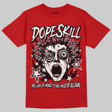 AJ 13 Chicago True Red Cherry DopeSkill T-Shirt Root of Evil Graphic