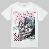 Medium Soft Pink 4s DopeSkill T-Shirt Pocket Change Graphic