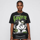 Max 95 OG 'Neon' DopeSkill Oversize Print T-Shirt Real Ones Choose Loyalty Graphic
