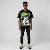 Max 95 OG 'Neon' DopeSkill Oversize Print T-Shirt Real Ones Choose Loyalty Graphic