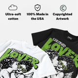 Max 95 OG 'Neon' DopeSkill Oversize Print T-Shirt Real Ones Choose Loyalty Graphic